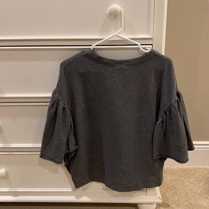 Abound gray 3/4 sleeve sweatshirt